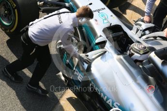 World © Octane Photographic Ltd. Formula 1 - Winter Test 1. Valtteri Bottas - Mercedes AMG Petronas F1 W08 EQ Energy+. Circuit de Barcelona-Catalunya. Monday 27th February 2017. Digital Ref : 1780LB5D7788