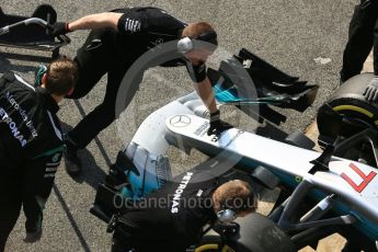 World © Octane Photographic Ltd. Formula 1 - Winter Test 1. Valtteri Bottas - Mercedes AMG Petronas F1 W08 EQ Energy+. Circuit de Barcelona-Catalunya. Monday 27th February 2017. Digital Ref : 1780LB5D7793