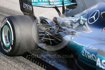 World © Octane Photographic Ltd. Formula 1 - Winter Test 1. Lewis Hamilton - Mercedes AMG Petronas F1 W08 EQ Energy+. Circuit de Barcelona-Catalunya. Monday 27th February 2017. Digital Ref : 1780LB5D7927