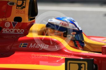 World © Octane Photographic Ltd. FIA Formula 2 (F2) - Practice. Gustav Malja – Racing Engineering. Circuit de Barcelona - Catalunya, Spain. Friday 12th May 2017. Digital Ref: 1811CB7D4409