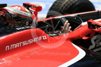 World © Octane Photographic Ltd. FIA Formula 2 (F2) - Practice. Nobuharu Matsushita – ART Grand Prix. Circuit de Barcelona - Catalunya, Spain. Friday 12th May 2017. Digital Ref:1811CB7D4468