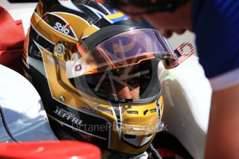 World © Octane Photographic Ltd. FIA Formula 2 (F2) - Practice. Nabil Jeffri – Trident. Circuit de Barcelona - Catalunya, Spain. Friday 12th May 2017. Digital Ref:1811CB7D4513