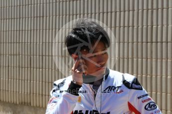 World © Octane Photographic Ltd. FIA Formula 2 (F2) - Qualifying. Nobuharu Matsushita – ART Grand Prix. Circuit de Barcelona - Catalunya, Spain. Friday 12th May 2017. Digital Ref:1813CB1L8341