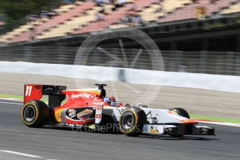 World © Octane Photographic Ltd. FIA Formula 2 (F2) - Qualifying. Ralph Boschung – Campos Racing. Circuit de Barcelona - Catalunya, Spain. Friday 12th May 2017. Digital Ref:1813CB1L8441