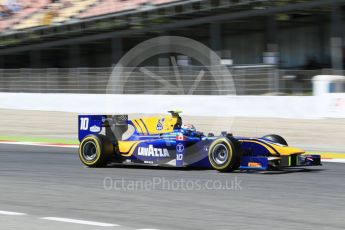 World © Octane Photographic Ltd. FIA Formula 2 (F2) - Qualifying. Nicolas Latifi – DAMS. Circuit de Barcelona - Catalunya, Spain. Friday 12th May 2017. Digital Ref:1813CB1L8455