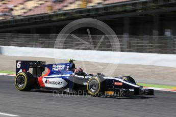 World © Octane Photographic Ltd. FIA Formula 2 (F2) - Qualifying. Artem Markelov – Russian Time. Circuit de Barcelona - Catalunya, Spain. Friday 12th May 2017. Digital Ref: 1813CB1L8469