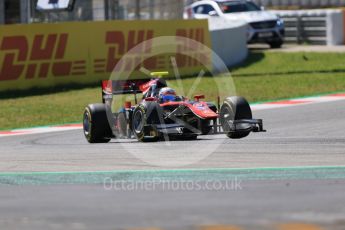 World © Octane Photographic Ltd. FIA Formula 2 (F2) - Qualifying. Alexander Albon – ART Grand Prix. Circuit de Barcelona - Catalunya, Spain. Friday 12th May 2017. Digital Ref: 1813CB7D5034