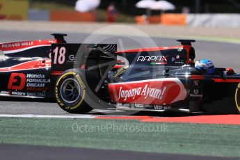 World © Octane Photographic Ltd. FIA Formula 2 (F2) - Qualifying. Nyck de Vries – Rapax and Nobuharu Matsushita – ART Grand Prix. Circuit de Barcelona - Catalunya, Spain. Friday 12th May 2017. Digital Ref:1813CB7D5062