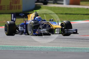 World © Octane Photographic Ltd. FIA Formula 2 (F2) - Qualifying. Nicolas Latifi – DAMS. Circuit de Barcelona - Catalunya, Spain. Friday 12th May 2017. Digital Ref:1813CB7D5087