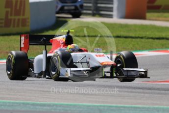 World © Octane Photographic Ltd. FIA Formula 2 (F2) - Qualifying. Roberto Merhi – Campos Racing. Circuit de Barcelona - Catalunya, Spain. Friday 12th May 2017. Digital Ref:1813CB7D5108