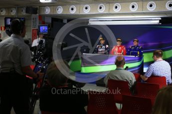 World © Octane Photographic Ltd. FIA Formula 2 (F2) - Race 1. Charles Leclerc – Prema Racing (1st), Luca Ghiotto – Russian Time (2nd) and Oliver Rowland – DAMS (3rd). Circuit de Barcelona - Catalunya, Spain. Friday 12th May 2017. Digital Ref:1819LB2D8576