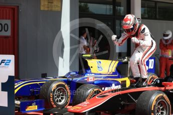 World © Octane Photographic Ltd. FIA Formula 2 (F2) - Race 2. Nobuharu Matsushita – ART Grand Prix. Circuit de Barcelona - Catalunya, Spain. Sunday 14th May 2017. Digital Ref:1822LB1D3234