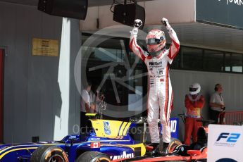 World © Octane Photographic Ltd. FIA Formula 2 (F2) - Race 2. Nobuharu Matsushita – ART Grand Prix. Circuit de Barcelona - Catalunya, Spain. Sunday 14th May 2017. Digital Ref:1822LB1D3238
