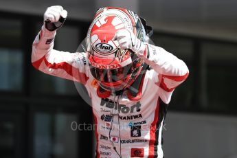 World © Octane Photographic Ltd. FIA Formula 2 (F2) - Race 2. Nobuharu Matsushita – ART Grand Prix. Circuit de Barcelona - Catalunya, Spain. Sunday 14th May 2017. Digital Ref:1822LB1D3245