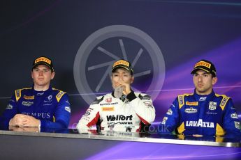 World © Octane Photographic Ltd. FIA Formula 2 (F2) - Race 2. Nobuharu Matsushita (1st) – ART Grand Prix with Oliver Rowland (2nd) and Nicolas Latifi (3rd) – DAMS . Circuit de Barcelona - Catalunya, Spain. Sunday 14th May 2017. Digital Ref:1822LB1D3436