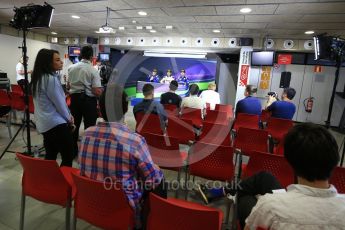 World © Octane Photographic Ltd. FIA Formula 2 (F2) - Race 2. Nobuharu Matsushita (1st) – ART Grand Prix with Oliver Rowland (2nd) and Nicolas Latifi (3rd) – DAMS . Circuit de Barcelona - Catalunya, Spain. Sunday 14th May 2017. Digital Ref:1822LB2D8726