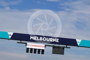 World © Octane Photographic Ltd. Formula 1 - Australian Grand Prix – Class of 2017. Melbourne Signage. Albert Park Circuit. Sunday 26th March 2017. Digital Ref: 1800LB1D5153