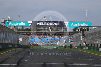World © Octane Photographic Ltd. Formula 1 - Australian Grand Prix – Class of 2017. Melbourne Signage. Albert Park Circuit. Sunday 26th March 2017. Digital Ref: 1800LB1D5154