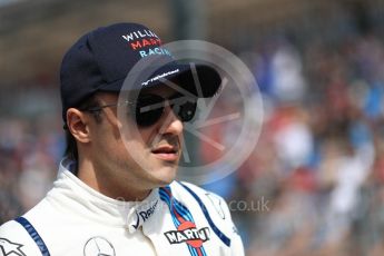 World © Octane Photographic Ltd. Formula 1 - Australian Grand Prix - Drivers Parade. Felipe Massa - Williams Martini Racing FW40. Albert Park Circuit. Sunday 26th March 2017. Digital Ref: 1801LB1D5393