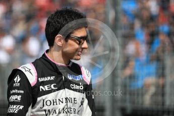 World © Octane Photographic Ltd. Formula 1 - Australian Grand Prix - Drivers Parade. Esteban Ocon - Sahara Force India VJM10. Albert Park Circuit. Sunday 26th March 2017. Digital Ref: 1801LB1D5439