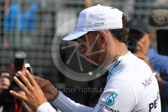 World © Octane Photographic Ltd. Formula 1 - Australian Grand Prix - Drivers Parade. Lewis Hamilton - Mercedes AMG Petronas F1 W08 EQ Energy+. Albert Park Circuit. Sunday 26th March 2017. Digital Ref: 1801LB1D5475