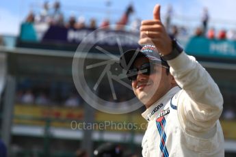 World © Octane Photographic Ltd. Formula 1 - Australian Grand Prix - Drivers Parade. Felipe Massa - Williams Martini Racing FW40. Albert Park Circuit. Sunday 26th March 2017. Digital Ref: 1801LB1D5570