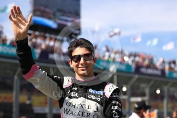 World © Octane Photographic Ltd. Formula 1 - Australian Grand Prix - Drivers Parade. Esteban Ocon - Sahara Force India VJM10. Albert Park Circuit. Sunday 26th March 2017. Digital Ref: 1801LB1D5674