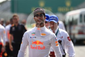 World © Octane Photographic Ltd. Formula 1 - Australian Grand Prix - Drivers Parade. Daniel Ricciardo - Red Bull Racing RB13. Albert Park Circuit. Sunday 26th March 2017. Digital Ref: 1801LB1D5736