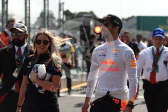 World © Octane Photographic Ltd. Formula 1 - Australian Grand Prix - Drivers Parade. Daniel Ricciardo - Red Bull Racing RB13. Albert Park Circuit. Sunday 26th March 2017. Digital Ref: 1801LB1D5740