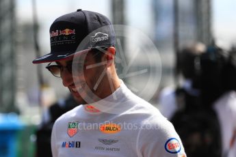 World © Octane Photographic Ltd. Formula 1 - Australian Grand Prix - Drivers Parade. Daniel Ricciardo - Red Bull Racing RB13. Albert Park Circuit. Sunday 26th March 2017. Digital Ref: 1801LB1D5751