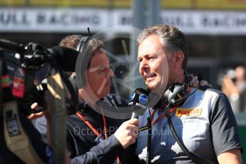 World © Octane Photographic Ltd. Formula 1 - Australian Grand Prix - Grid. Mario Isola – Pirelli Head of Car Racing. Albert Park Circuit. Sunday 26th March 2017. Digital Ref: 1801LB1D5787