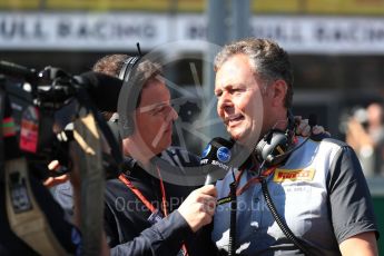 World © Octane Photographic Ltd. Formula 1 - Australian Grand Prix - Grid. Mario Isola – Pirelli Head of Car Racing. Albert Park Circuit. Sunday 26th March 2017. Digital Ref: 1801LB1D5787