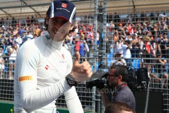 World © Octane Photographic Ltd. Formula 1 - Australian Grand Prix - Drivers Parade. Antonio Giovinazzi – Sauber F1 Team Reserve Driver. Albert Park Circuit. Sunday 26th March 2017. Digital Ref: 1801LB2D5379