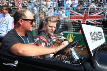 World © Octane Photographic Ltd. Formula 1 - Australian Grand Prix - Drivers Parade. Kevin Magnussen - Haas F1 Team VF-17. Albert Park Circuit. Sunday 26th March 2017. Digital Ref: 1801LB2D5391