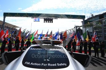 World © Octane Photographic Ltd. Formula 1 - Australian Grand Prix - Grid. Formula 1 Safety car on the grid. Albert Park Circuit. Sunday 26th March 2017. Digital Ref: 1801LB2D5482