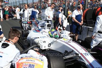 World © Octane Photographic Ltd. Formula 1 - Australian Grand Prix - Grid. Felipe Massa - Williams Martini Racing FW40. Albert Park Circuit. Sunday 26th March 2017. Digital Ref: 1801LB2D5570