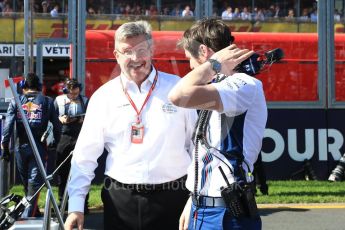 World © Octane Photographic Ltd. Formula 1 - Australian Grand Prix - Grid. Ross Brawn – Public Face of Liberty Media. Albert Park Circuit. Sunday 26th March 2017. Digital Ref: 1801LB2D5606