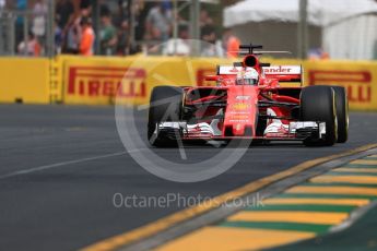 World © Octane Photographic Ltd. Formula 1 - Australian Grand Prix - Practice 1. Sebastian Vettel - Scuderia Ferrari SF70H. Albert Park Circuit. Friday 24th March 2017. Digital Ref: 1793LB1D0938