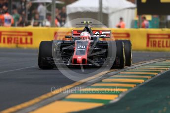 World © Octane Photographic Ltd. Formula 1 - Australian Grand Prix - Practice 1. Kevin Magnussen - Haas F1 Team VF-17. Albert Park Circuit. Friday 24th March 2017. Digital Ref: 1793LB1D0947