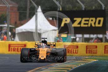 World © Octane Photographic Ltd. Formula 1 - Australian Grand Prix - Practice 1. Nico Hulkenberg - Renault Sport F1 Team R.S.17. Albert Park Circuit. Friday 24th March 2017. Digital Ref: 1793LB1D0963