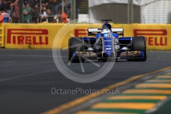 World © Octane Photographic Ltd. Formula 1 - Australian Grand Prix - Practice 1. Marcus Ericsson – Sauber F1 Team C36. Albert Park Circuit. Friday 24th March 2017. Digital Ref: 1793LB1D1012