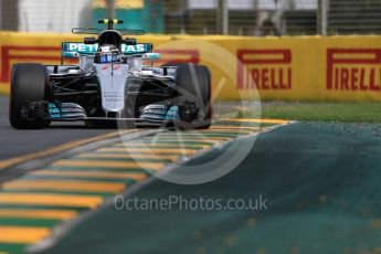 World © Octane Photographic Ltd. Formula 1 - Australian Grand Prix - Practice 1. Valtteri Bottas - Mercedes AMG Petronas F1 W08 EQ Energy+. Albert Park Circuit. Friday 24th March 2017. Digital Ref: 1793LB1D1277