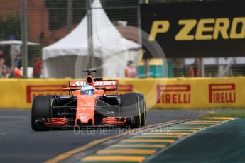 World © Octane Photographic Ltd. Formula 1 - Australian Grand Prix - Practice 1. Fernando Alonso - McLaren Honda MCL32. Albert Park Circuit. Friday 24th March 2017. Digital Ref: 1793LB1D1359