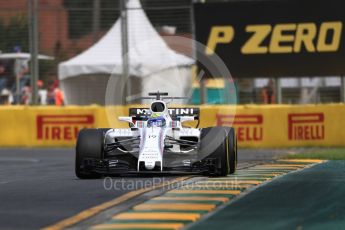 World © Octane Photographic Ltd. Formula 1 - Australian Grand Prix - Practice 1. Felipe Massa - Williams Martini Racing FW40. Albert Park Circuit. Friday 24th March 2017. Digital Ref: 1793LB1D1374