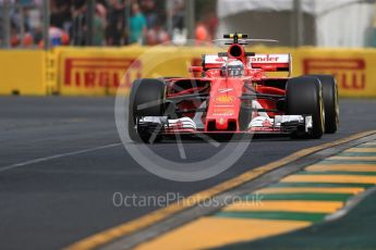 World © Octane Photographic Ltd. Formula 1 - Australian Grand Prix - Practice 1. Kimi Raikkonen - Scuderia Ferrari SF70H. Albert Park Circuit. Friday 24th March 2017. Digital Ref: 1793LB1D1391