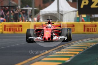 World © Octane Photographic Ltd. Formula 1 - Australian Grand Prix - Practice 1. Sebastian Vettel - Scuderia Ferrari SF70H. Albert Park Circuit. Friday 24th March 2017. Digital Ref: 1793LB1D1414