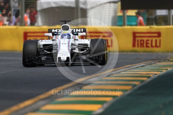 World © Octane Photographic Ltd. Formula 1 - Australian Grand Prix - Practice 1. Felipe Massa - Williams Martini Racing FW40. Albert Park Circuit. Friday 24th March 2017. Digital Ref: 1793LB1D1477