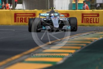 World © Octane Photographic Ltd. Formula 1 - Australian Grand Prix - Practice 1. Valtteri Bottas - Mercedes AMG Petronas F1 W08 EQ Energy+. Albert Park Circuit. Friday 24th March 2017. Digital Ref: 1793LB1D1518