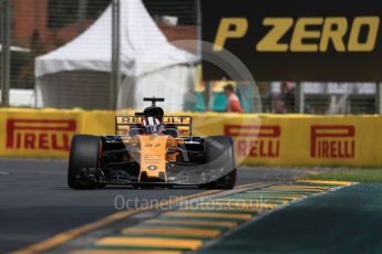 World © Octane Photographic Ltd. Formula 1 - Australian Grand Prix - Practice 1. Nico Hulkenberg - Renault Sport F1 Team R.S.17. Albert Park Circuit. Friday 24th March 2017. Digital Ref: 1793LB1D1556