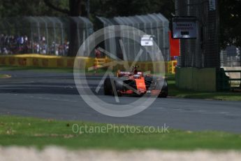 World © Octane Photographic Ltd. Formula 1 - Australian Grand Prix - Practice 1. Stoffel Vandoorne - McLaren Honda MCL32. Albert Park Circuit. Friday 24th March 2017. Digital Ref: 1793LB1D1689